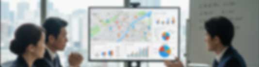 会議している人々